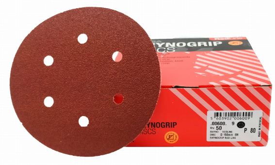 

Papier ścierny na rzep 150 mm P280 Indasa Dysk 5sz