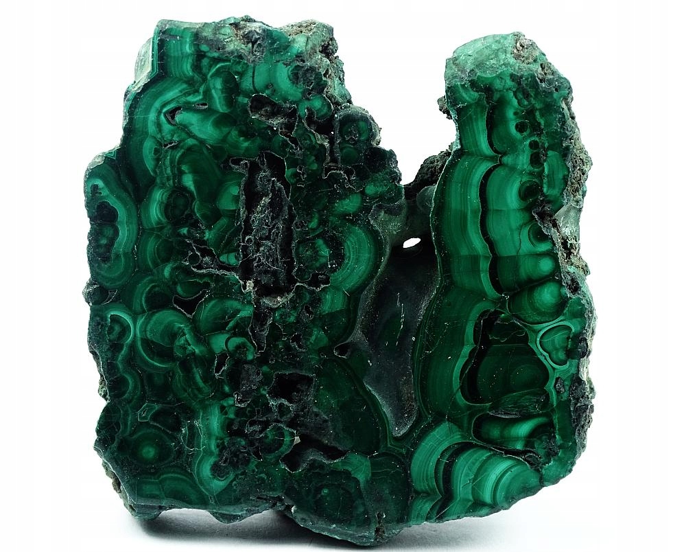 Malachit Dlaždice Plátek Broušená Vysoká Kvalita Kongo 61,5 g