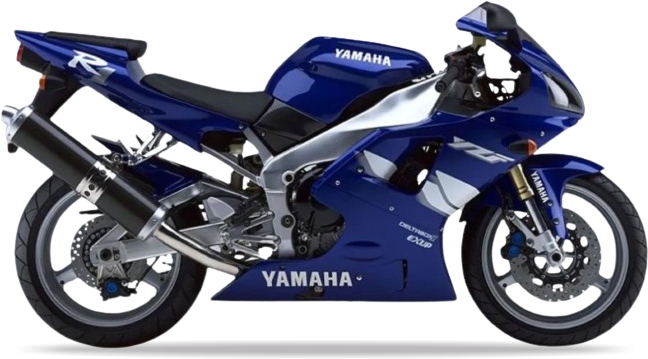 Samolepky Na Motocykl Juula Pro Yamaha Yzf R1 1999 Modré RN01
