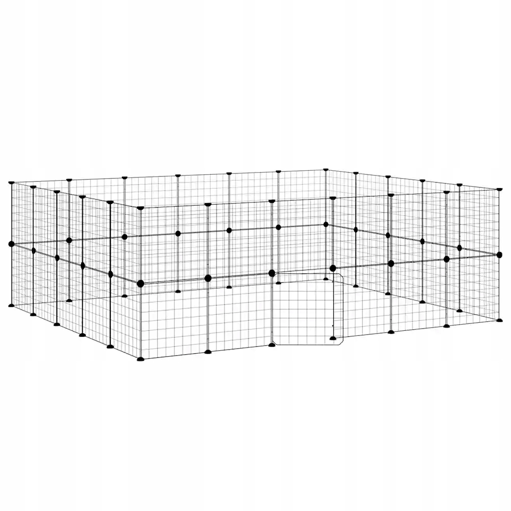 Klec pro zvířata černá 35 x 35 cm, ocel lakovaná práškovou barvou