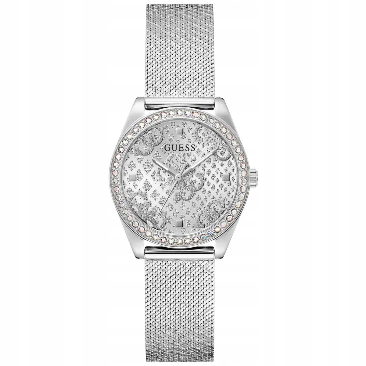 Dámské hodinky Guess GW0748L1 Zirkony stříbrné