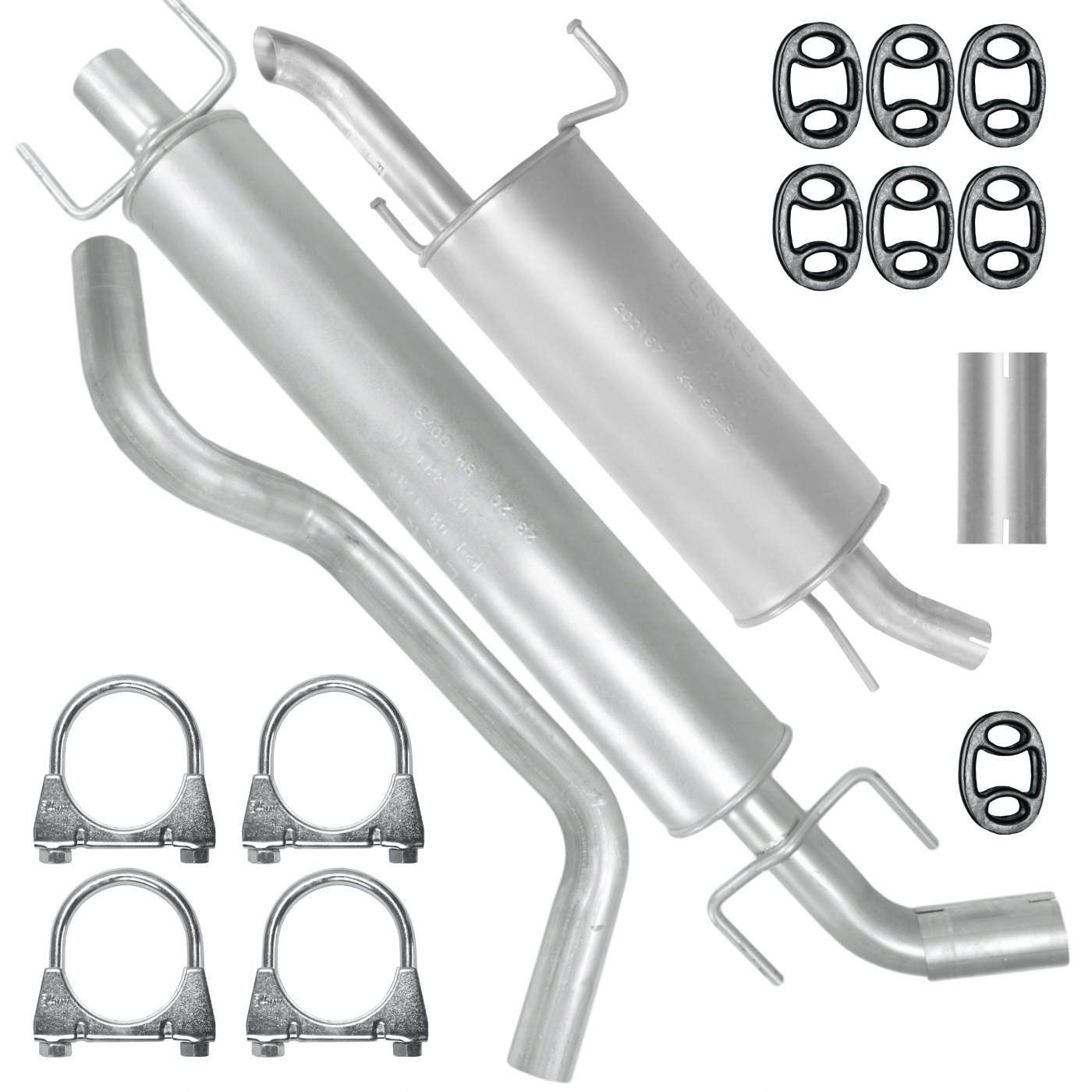 Глушник комплект Opel Zafira A і 1 99-05 1.6 1.8 гума