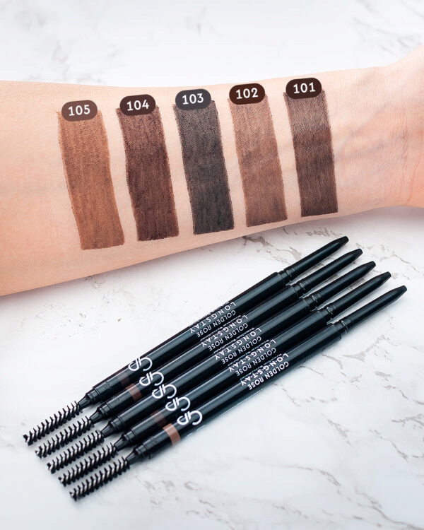 KONTURÓWKA DO BRWI GOLDEN ROSE LONGSTAY PRECISE BROWLINER 104 Marka Golden Rose