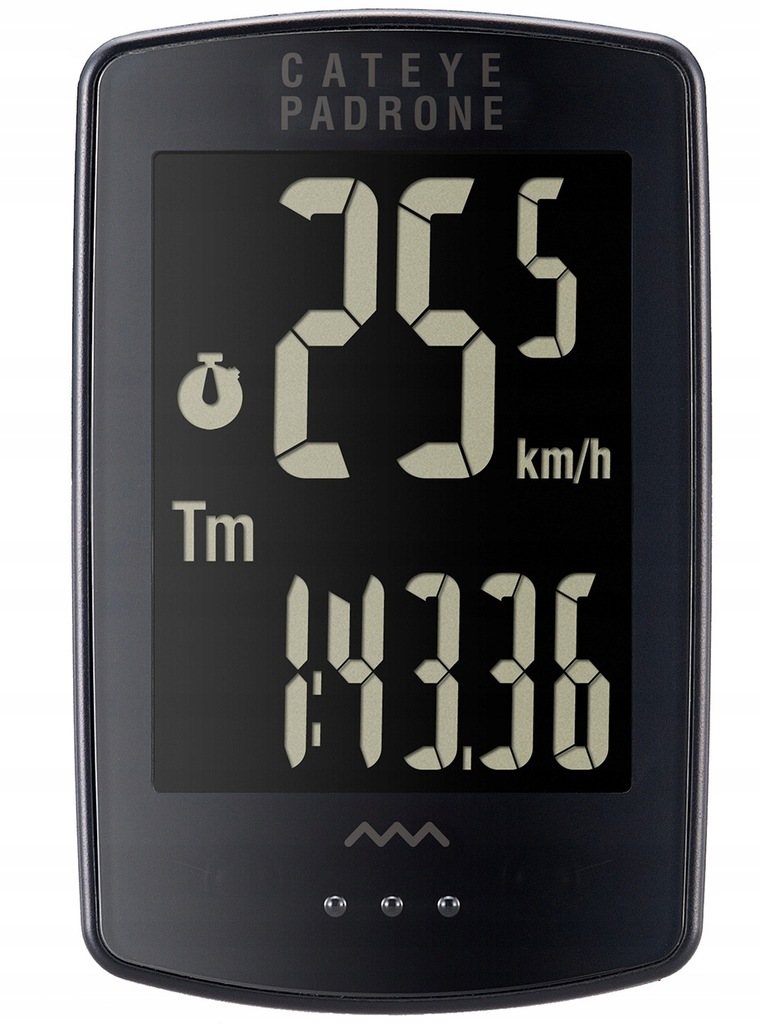 Bezdrátový cyklopočítač Cateye Padrone CC-PA100W LCD Stealth