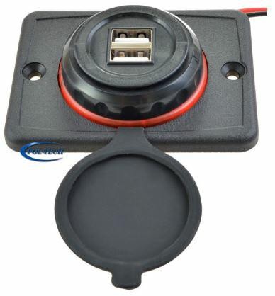 GNIAZDO USB x2 ŁADOWARKA LED 12/24V 3.1.A 42793 EAN (GTIN) 5901225427939