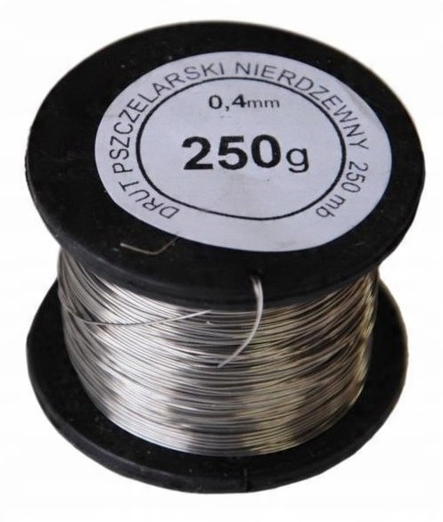 

Drut pszczelarski do ramek 0,5mm 0,250g Nierdzewny