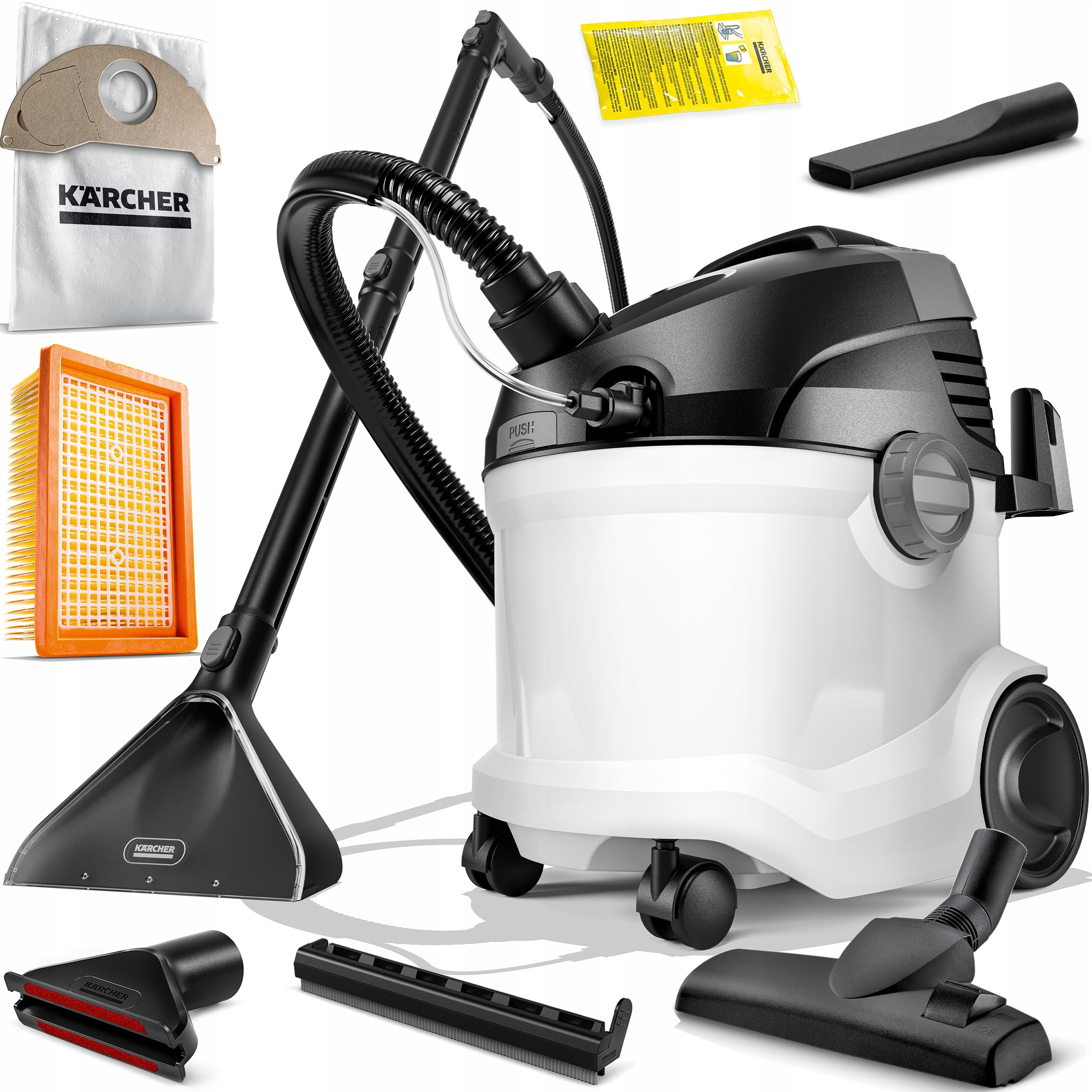 Prací Vysávač Na Čalúnenie Karcher Se 5 Sucho/mokro Multifunkčný 3V1