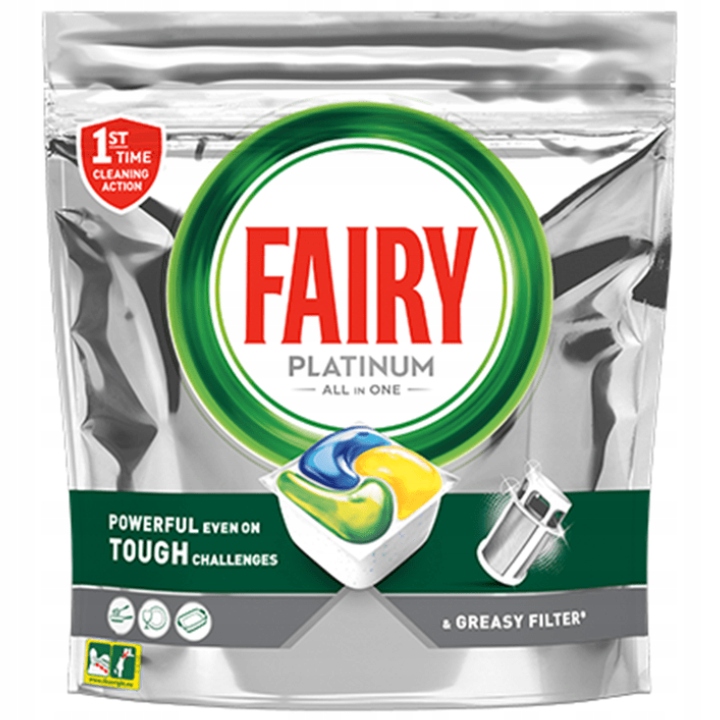 Levně Kapsle do myčky Fairy Platinum citron 100 ks