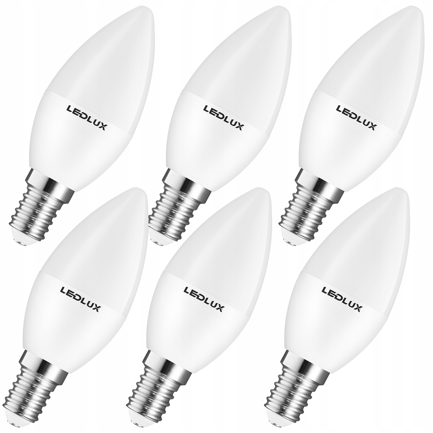 

6x Żarówka Led E14 12W =90W Niemrugająca Neutralna