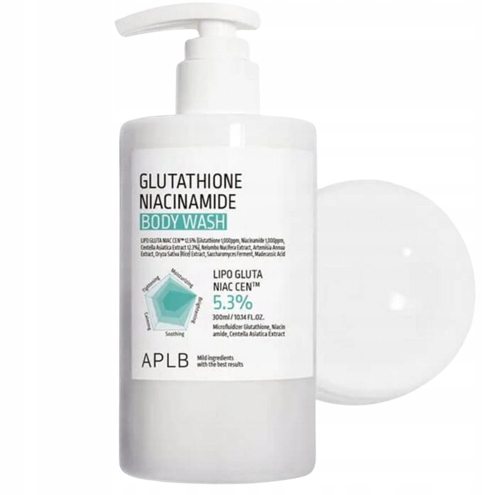 Aplb Glutathion Nikotinamid Čisticí Gel Podporuje Zdravou Pokožku 300 ml
