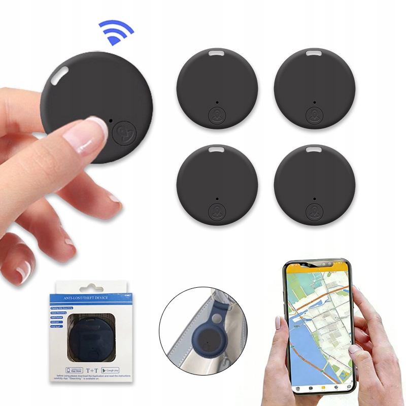 Lokalizator Gps 6x Android /iphone dla Psa Bagaż Klucz Plecak