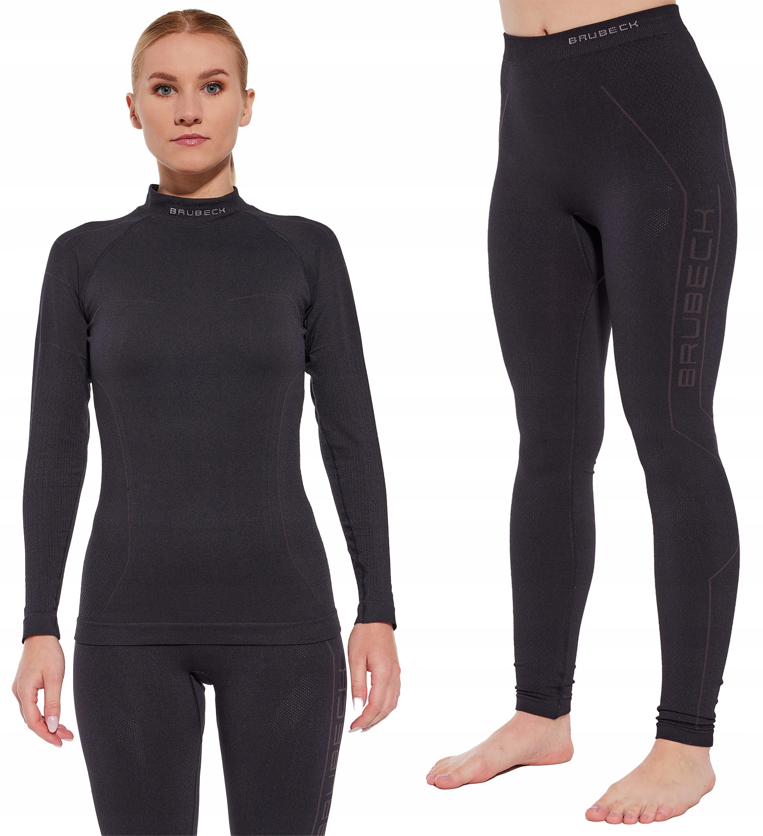 BRUBECK COOLER KOMPLET BIELIZNA ODZIEŻ MOTOCYKLOWA TERMOAKTYWNA NA MOTOR L