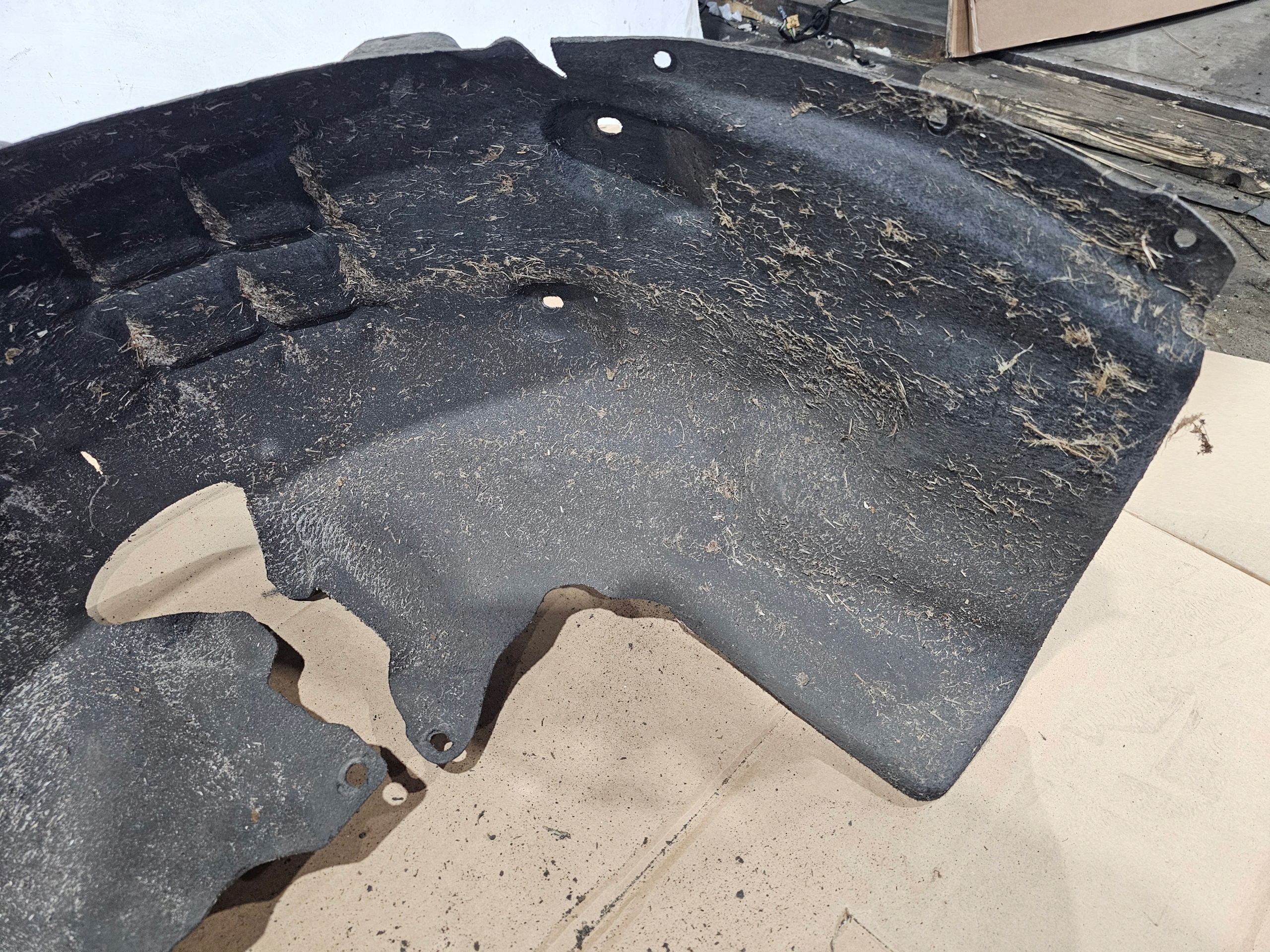 mudguard left rear part AUDI A6 C7 LIFT 4G0810171B