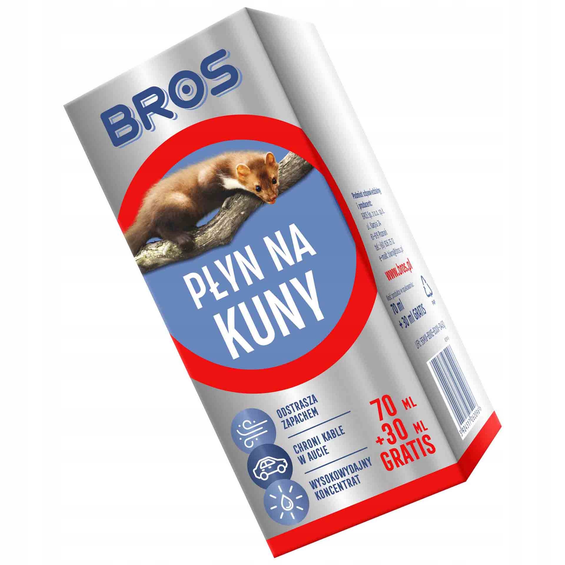 

Bros Płyn Na Kuny 70 ml 30 ml