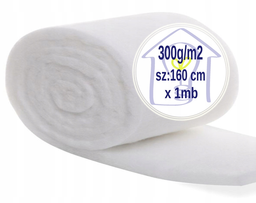 

Owata włóknina tapicerska watolina 300g 160cm x 1m