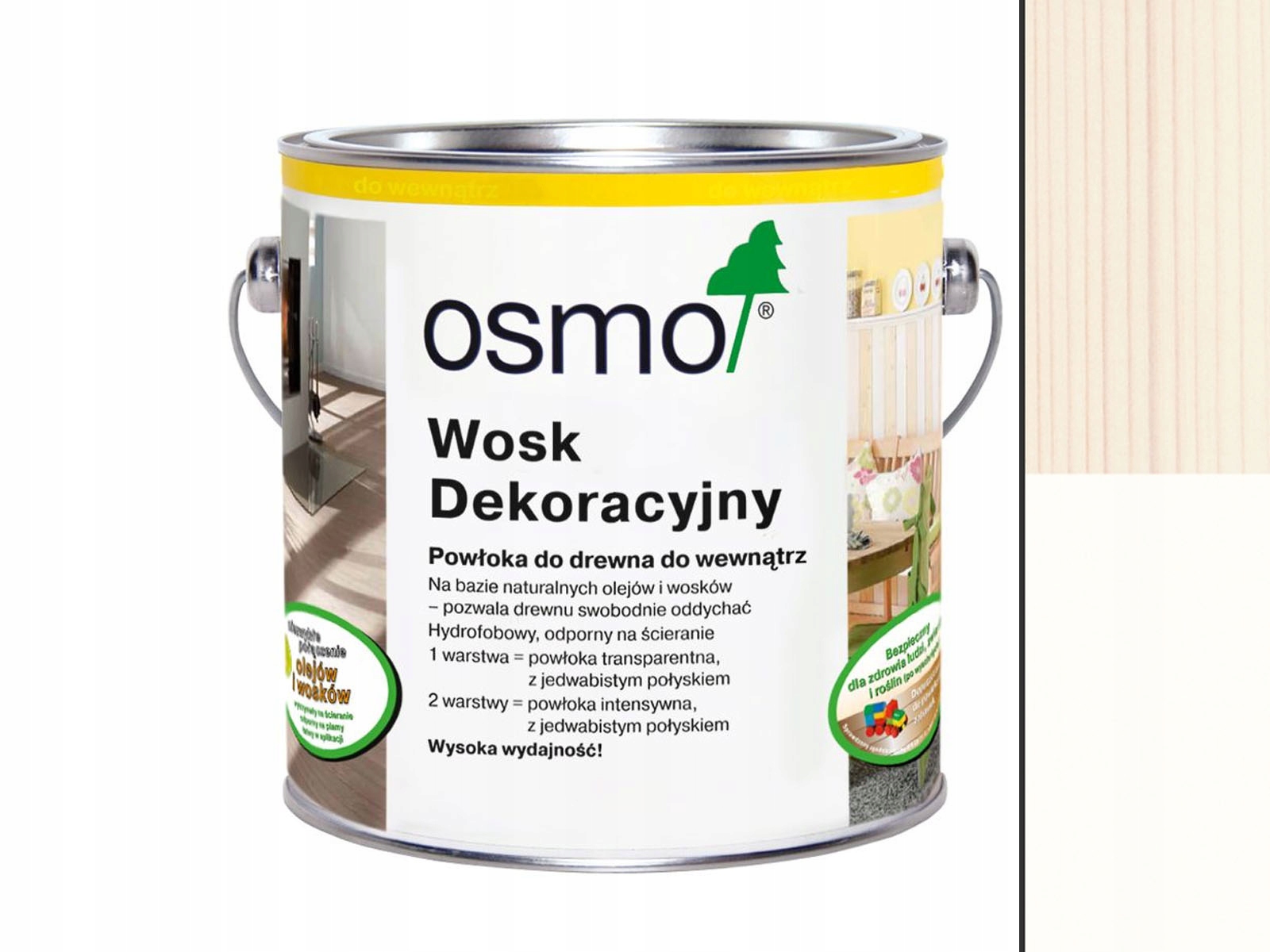 Osmo 3188 dekoratívny vosk Sneh Biely 0,75L