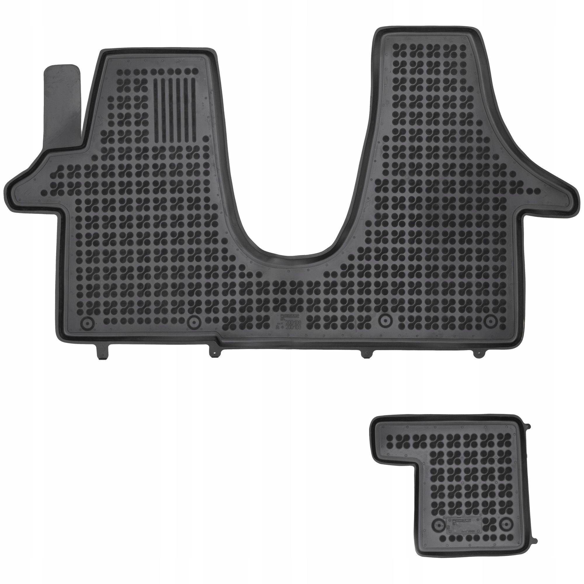 

Dywaniki czarne gumowe do Vw Transporter T6.1 od 2