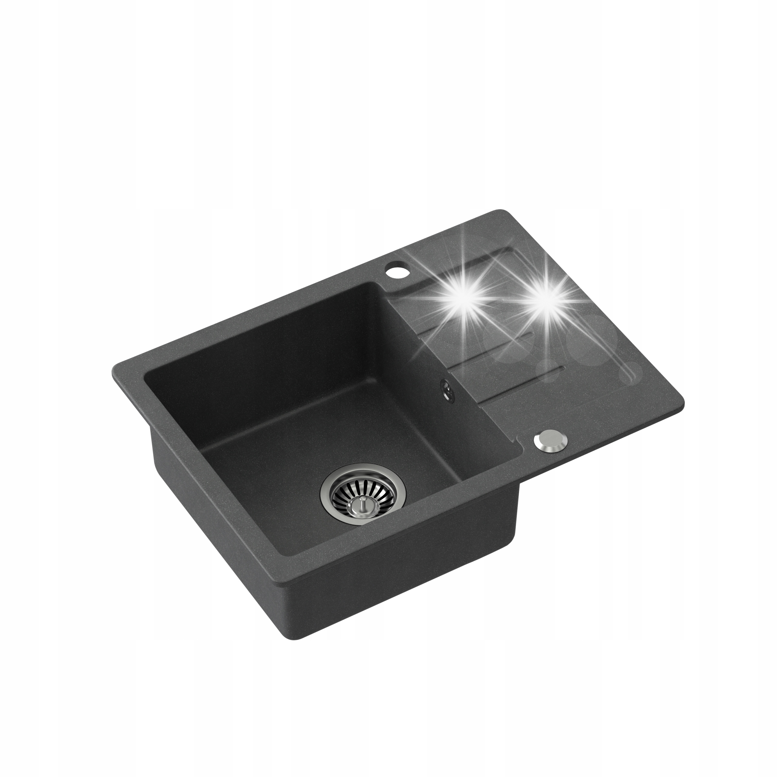 Johnny's - Ryun  Zlewozmywak Jednokomorowy Quadron Johnny Granit - Niska cena