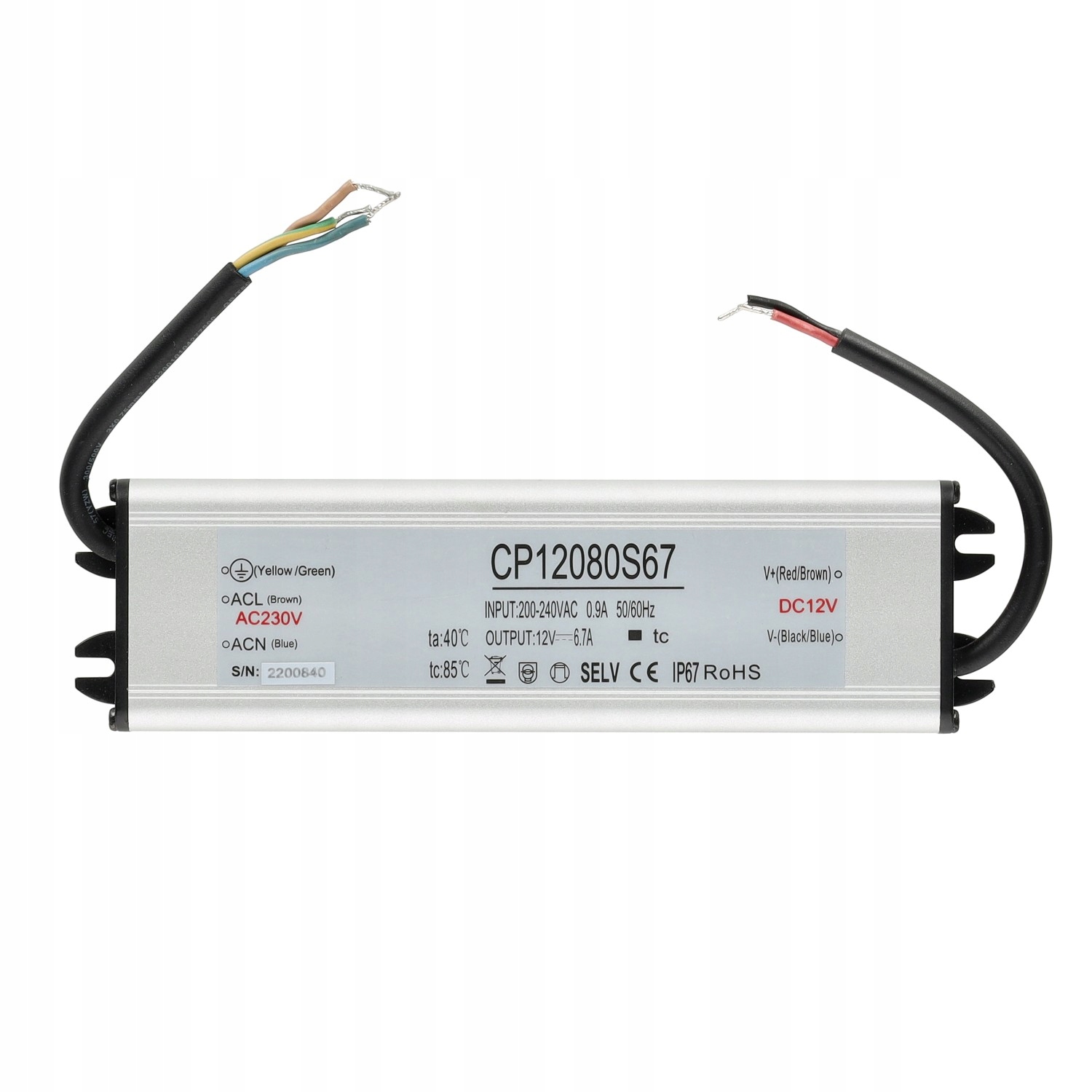 Larson Electronics Waterproof Transformer Converts 100V-277V AC To 12