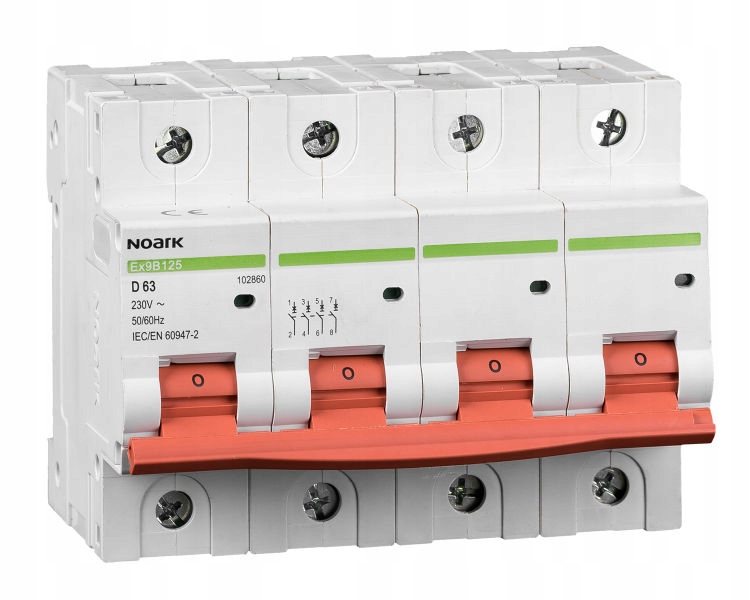Nadprúdový vypínač Ex9B125 3P C80 102821 Noark