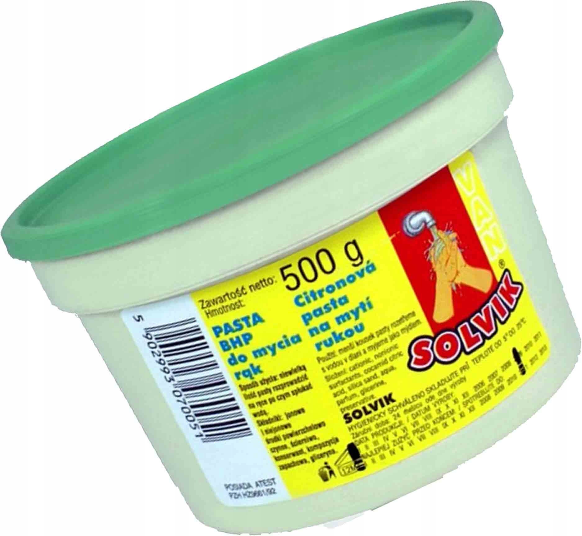 

Bhp Pasta Do Rąk 500 g Solvik /van/ Piaskowa