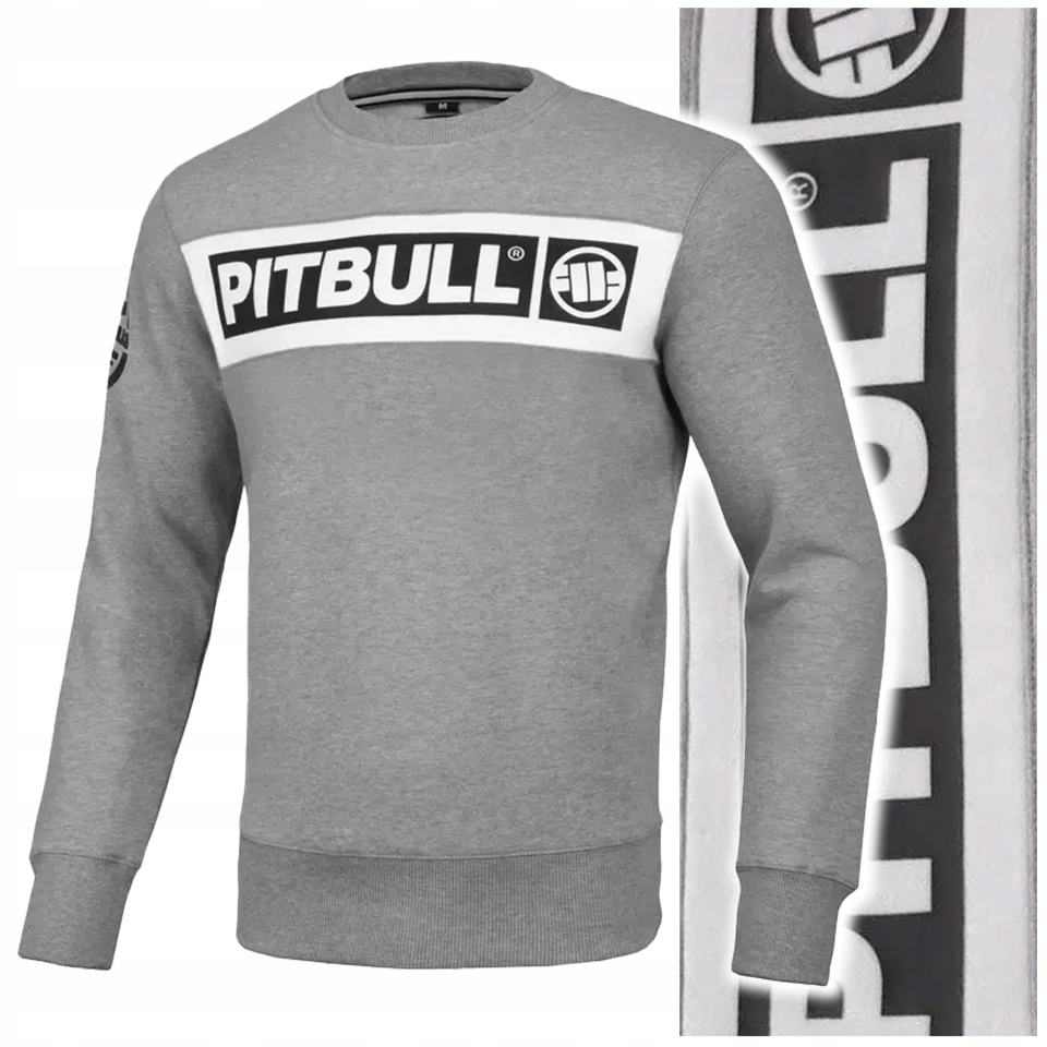 Pit Bull Mikina Sherwood tmavě šedá vel.