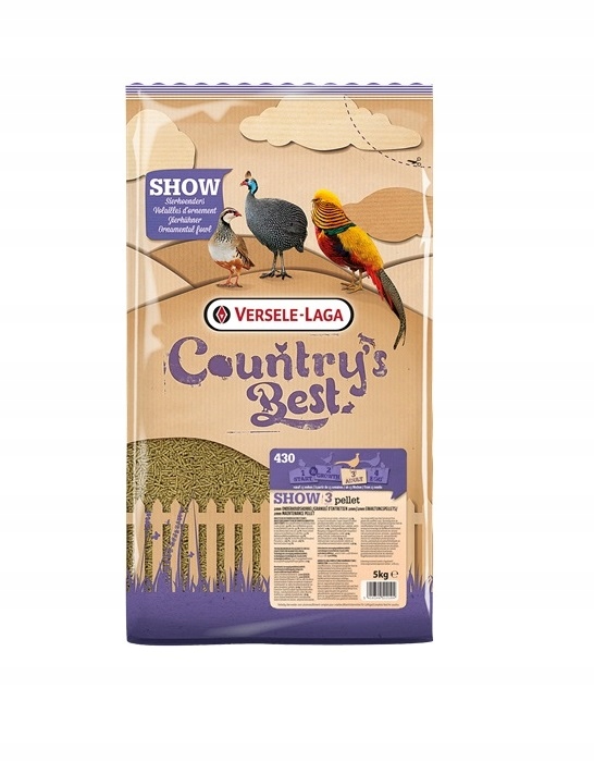 Vl-cb Show 3 pelety 5 kg 2 mm granule pro okrasné ptactvo, od 13 týdnů věku