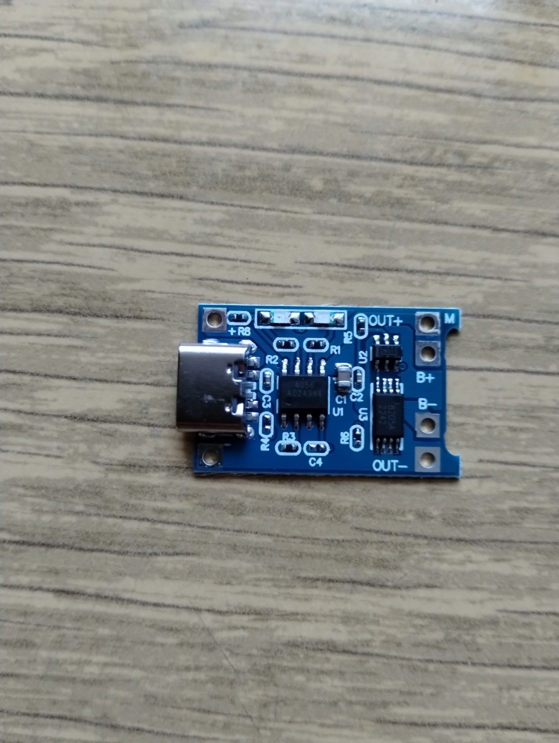 Ładowarka akumulatorów LI-ION TP4056 5V 1A USB-C Rodzaj ładowarka