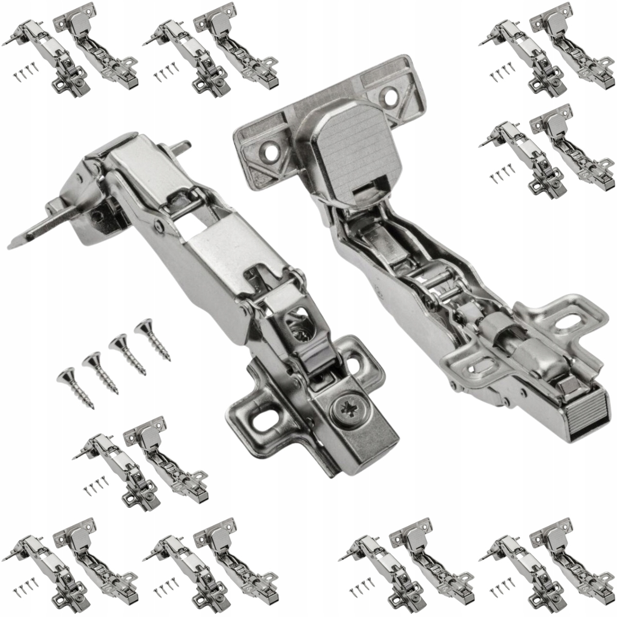 Nábytkový závěs Gtv Prestige úhlový 165 s tlumením dovírání s vodicí lištou 10 Ks