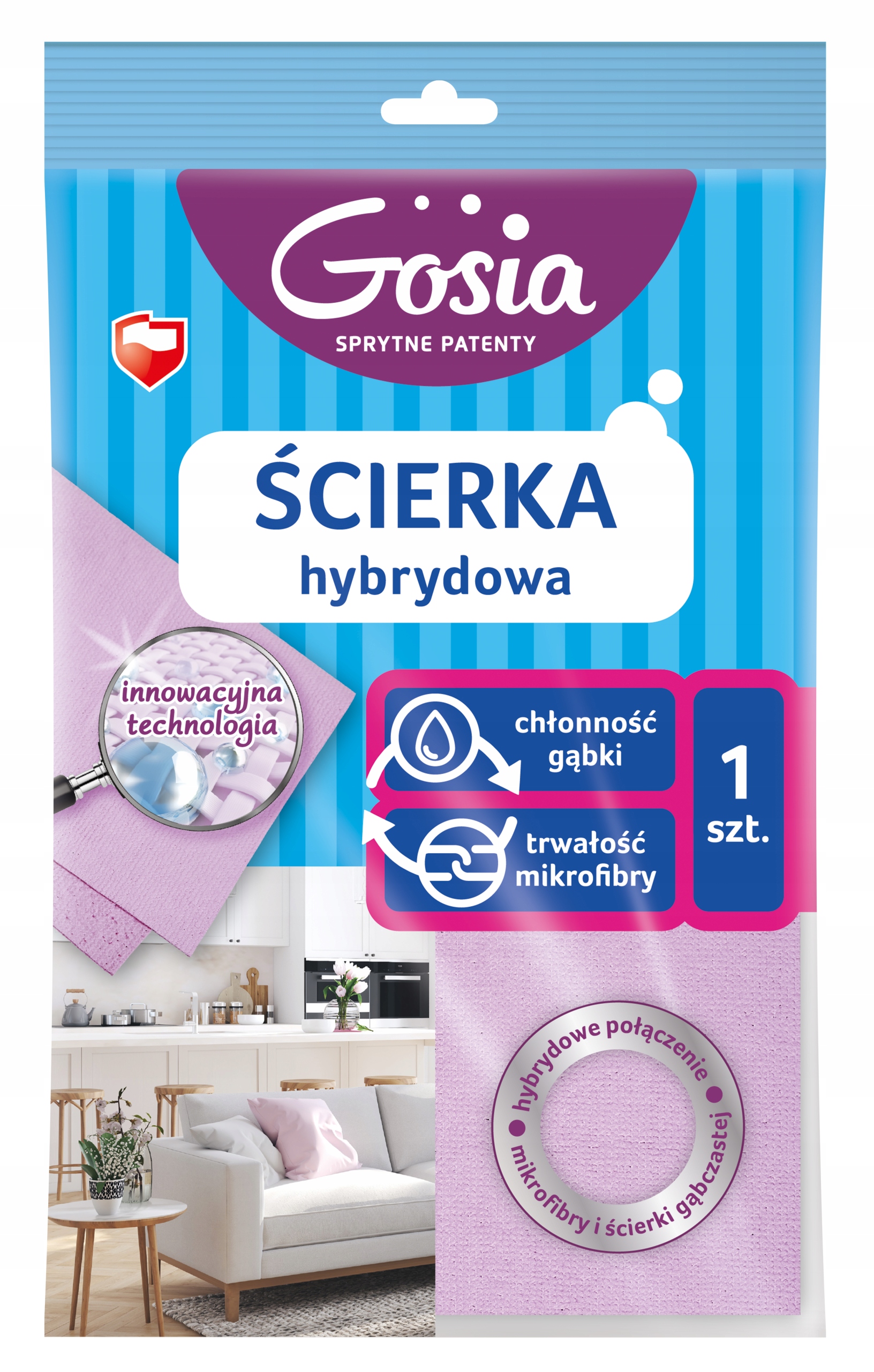 

Gosia Ścierka hybrydowa , mikrofibra