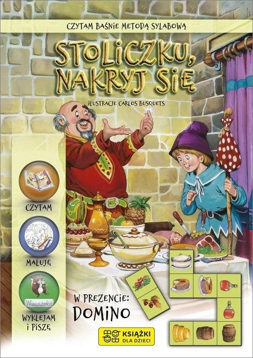 CZYTAM BAŚNIE METODĄ SYLABOWĄ. STOLICZKU NAKRYJ...