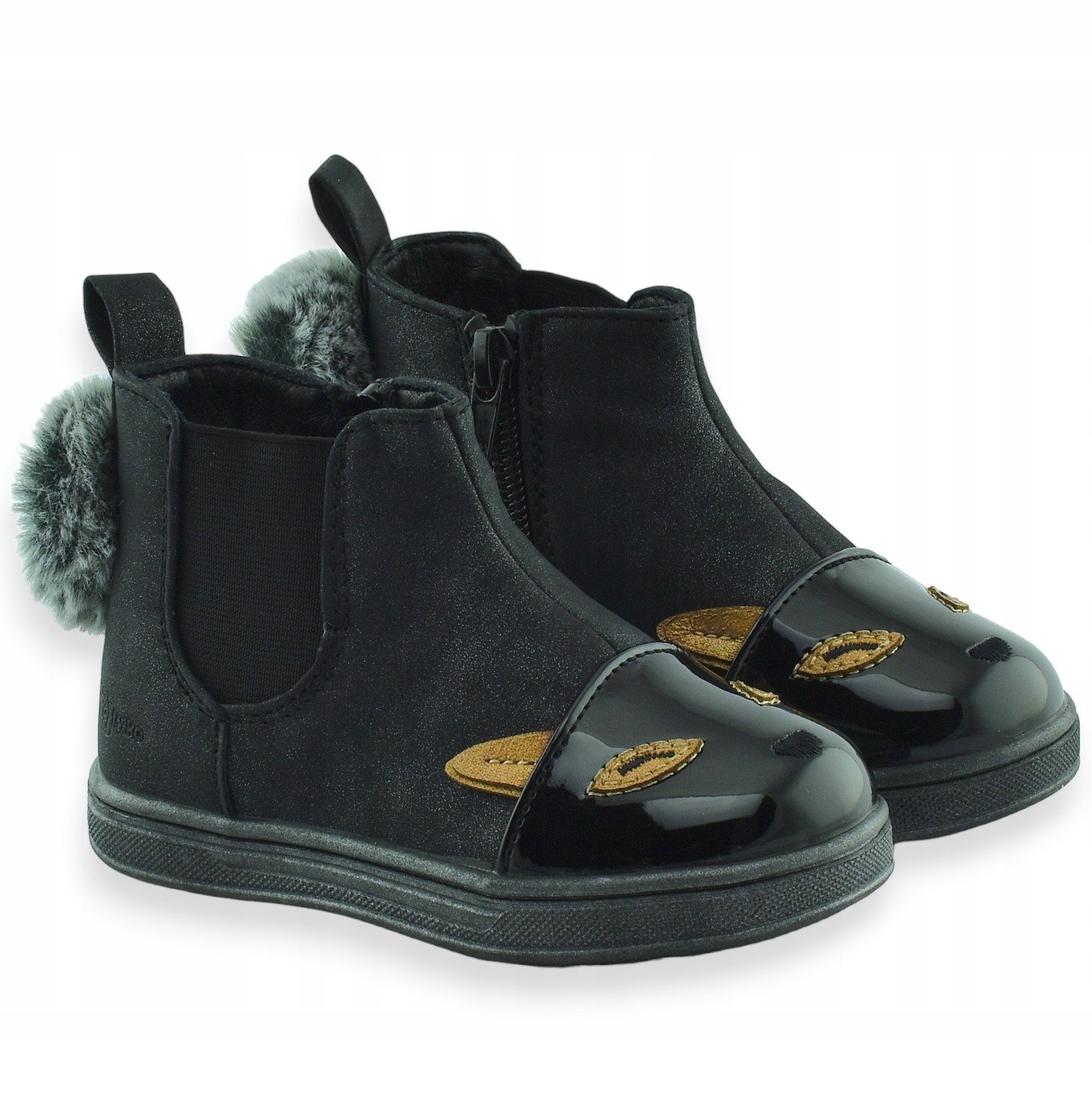 Ocieplane botki dla dziewczynki jesienne zimowe 25 Płeć dziewczynki