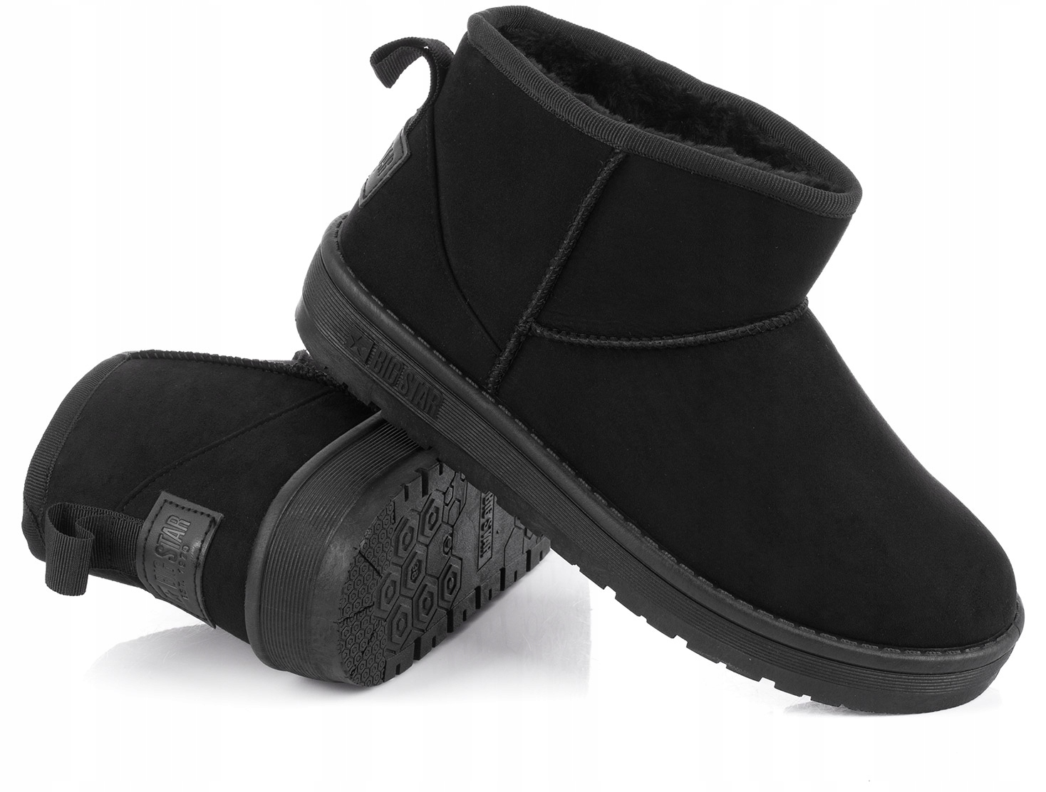 BIG STAR BUTY BOTKI ŚNIEGOWCE OCIEPLANE FUTERKIEM DAMSKIE CZARNE r. 37 Kolekcja Jesień / Zima