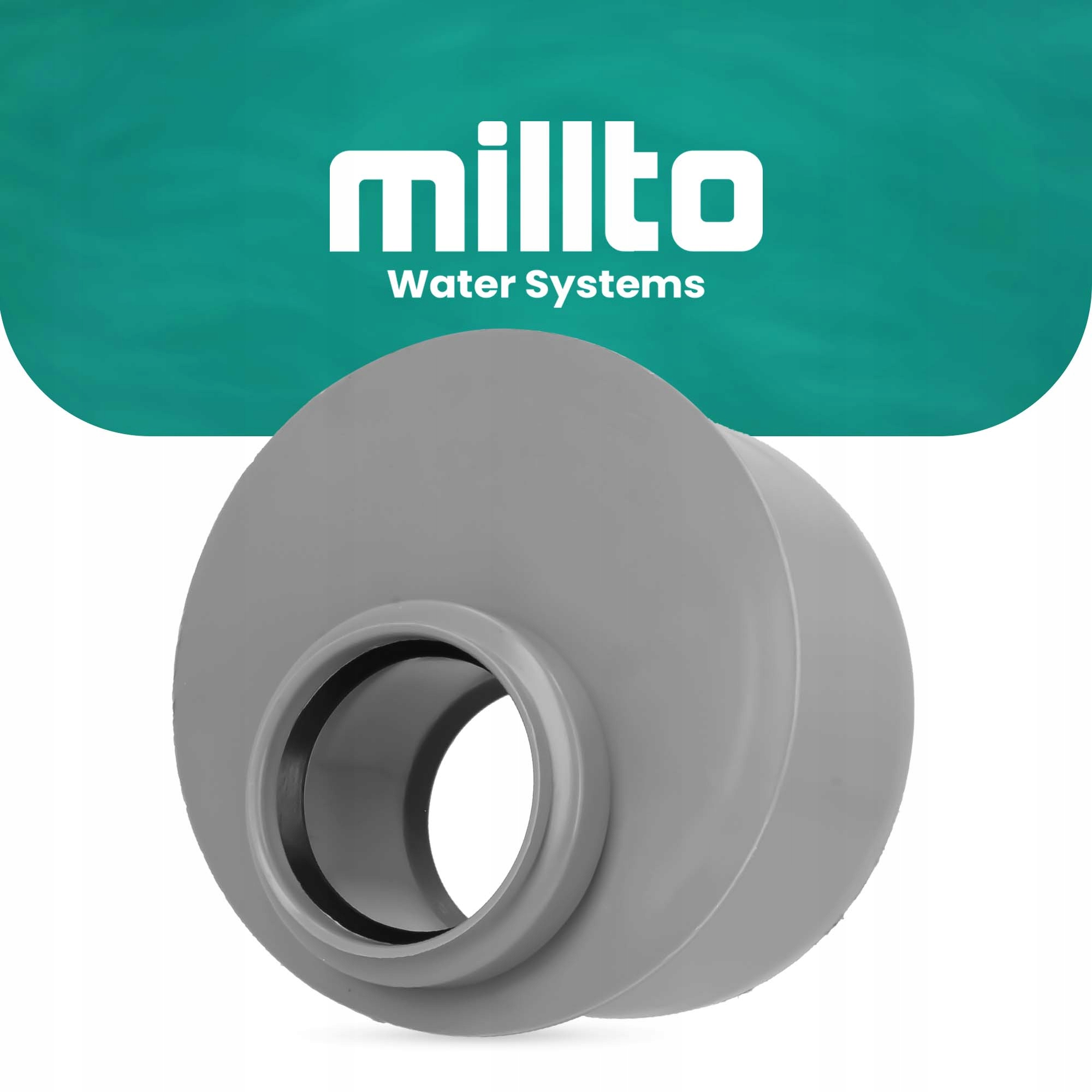 Redukcja KANALIZACYJNA 110x50 mm RURY PCV ZŁĄCZKA KRÓTKA NISKA Łącznik WODY Marka Millto