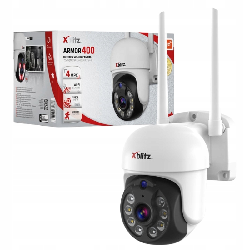 Xblitz Armor 400 Venkovní Ip Kamera S Wi-fi Pro Denní A Noční Monitoring