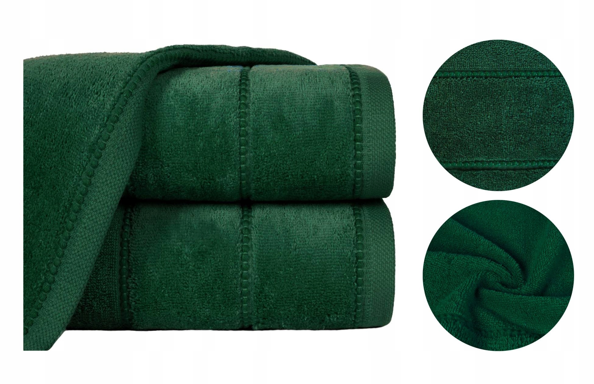 KOMPLET RĘCZNIKÓW BAWEŁNIANYCH ZESTAW 2 SZTUKI KĄPIELOWE