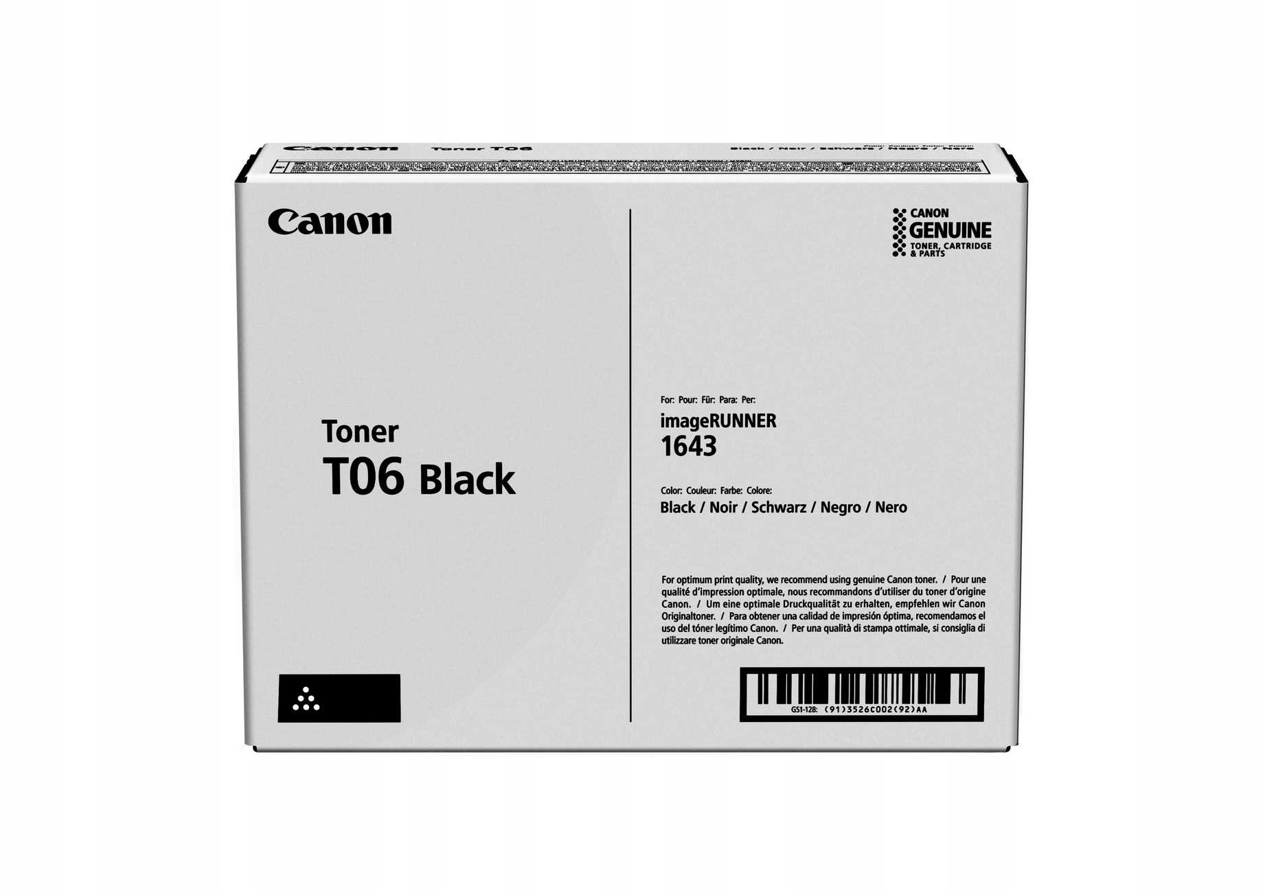 Toner Can T06 Bk 3526C002