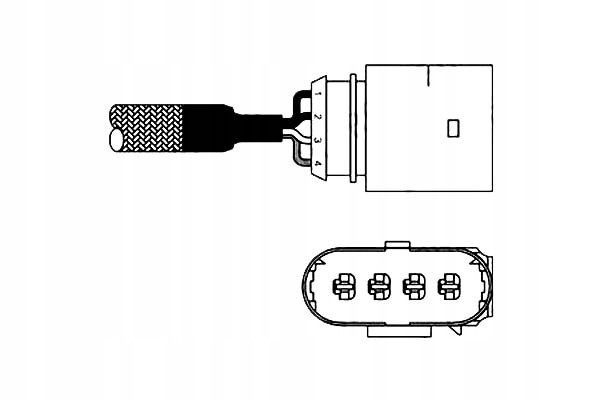 Lambda Sonda Vw 1,6 8V 1,8 20V Delphi