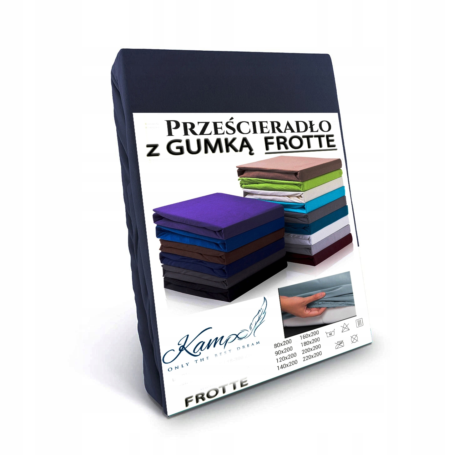 Froté Prostěradlo S Gumou 200X200 MIX Barva