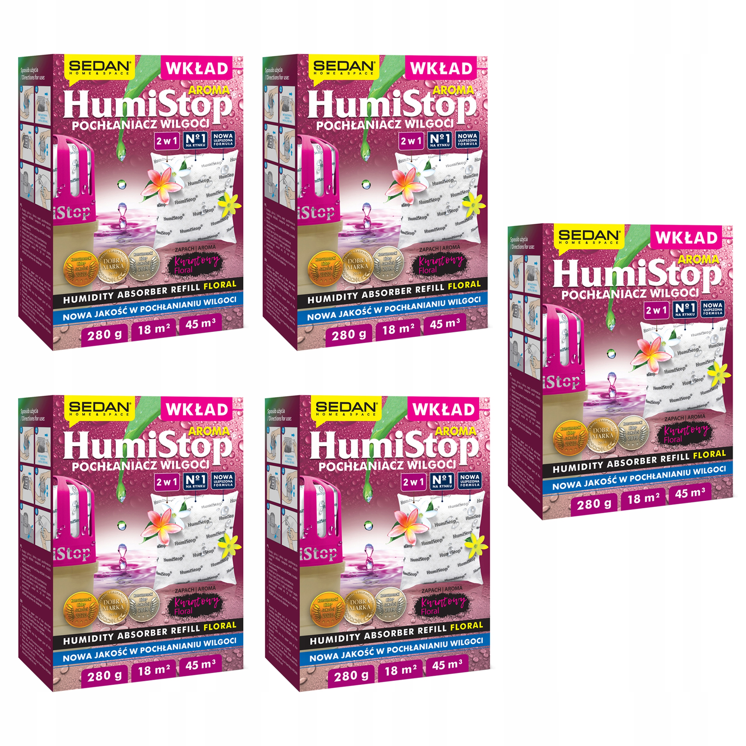 

Humistop Wkład Zapas Do Pochłaniacza Wilgoci X 5