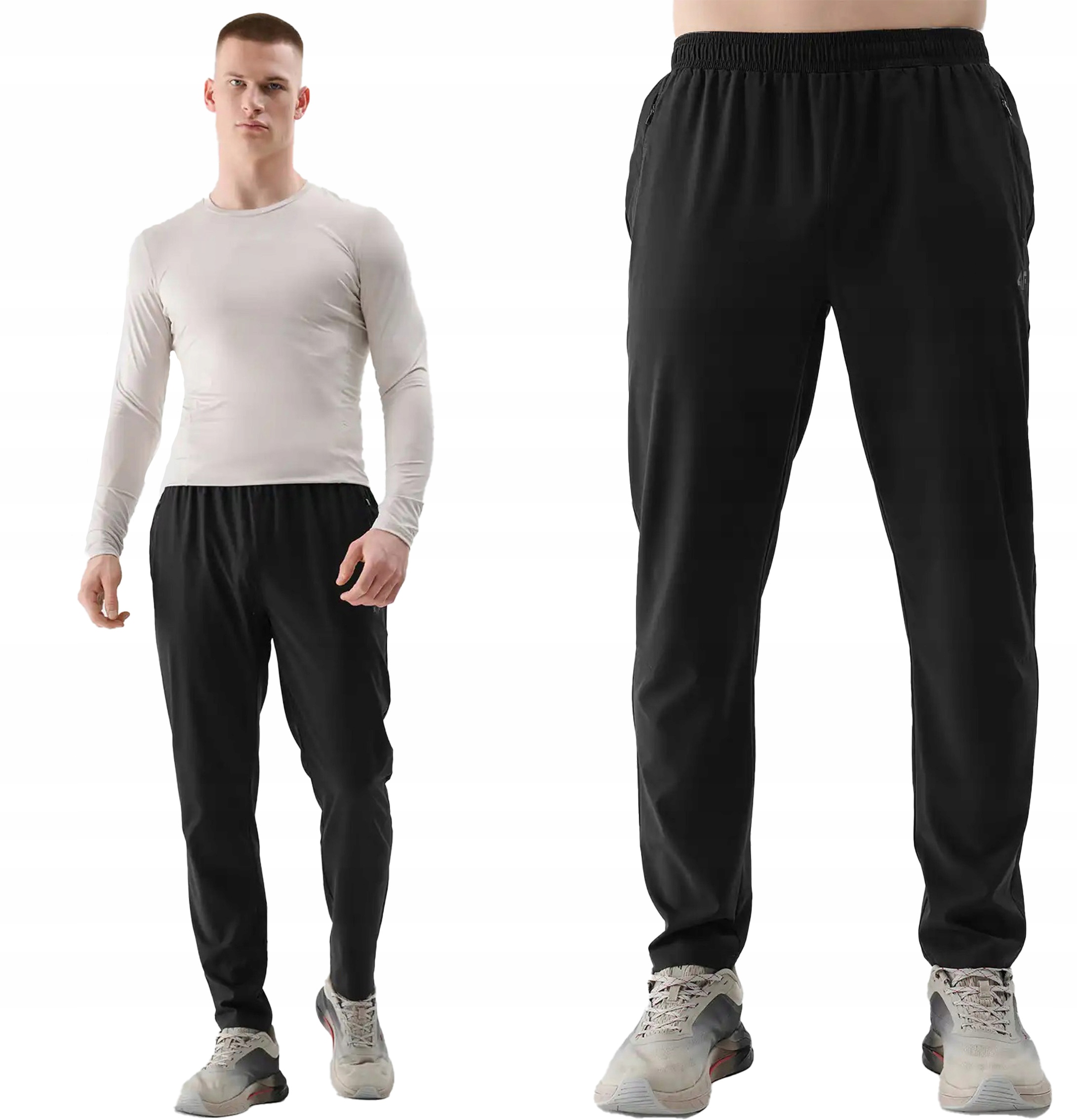 Rychleschnoucí sportovní kalhoty 4F M0837 do posilovny, na běhání, S