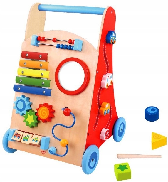 Chodzik Pchacz Wielofunkcyjny Panel Edukacyjny Marka Tooky Toy