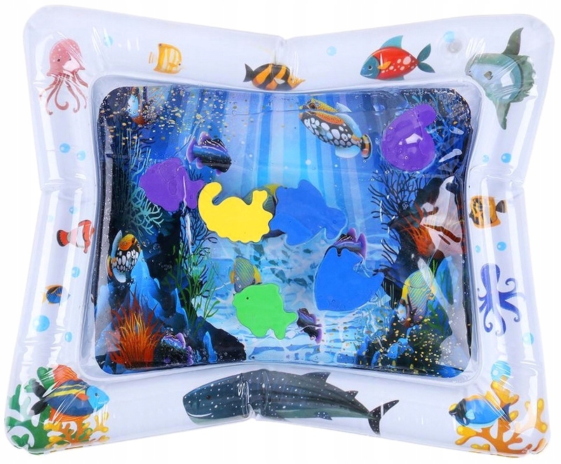 

Dmuchana Mata Wodna Sensoryczna dla niemowląt XXL