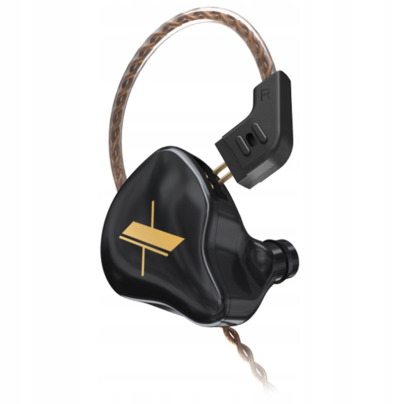 SŁUCHAWKI DOKANAŁOWE HI-FI MONITORY DOUSZNE WYMIENNY PRZEWÓD 2PIN KZ EDX Stan opakowania oryginalne