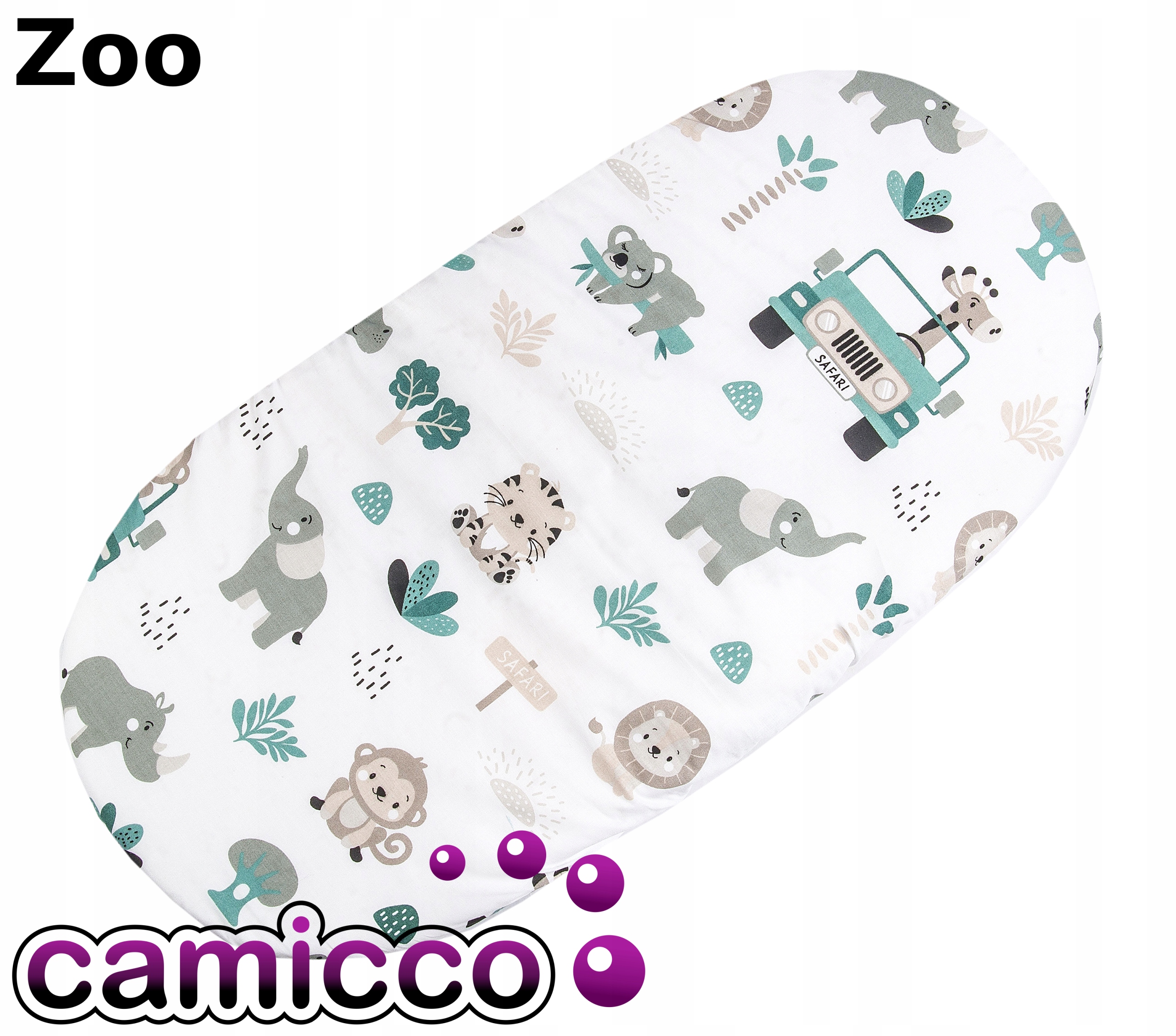 PRZEŚCIERADŁO pokrowiec materacyk BAWEŁNA DO WÓZKA Marka Camicco