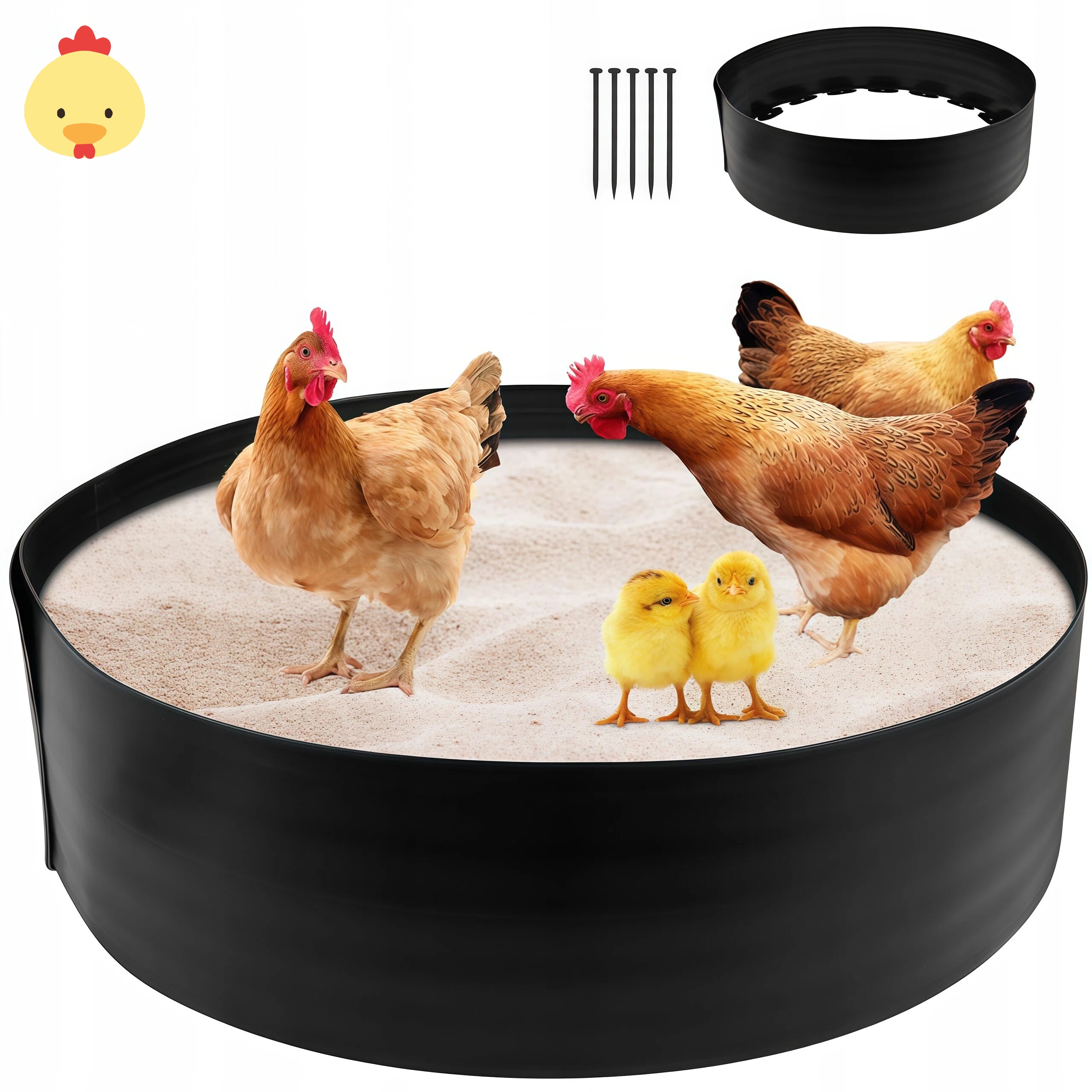 Levně Vanička Na Koupání Pro Slepice 2 M – Hygiena V Kurníku