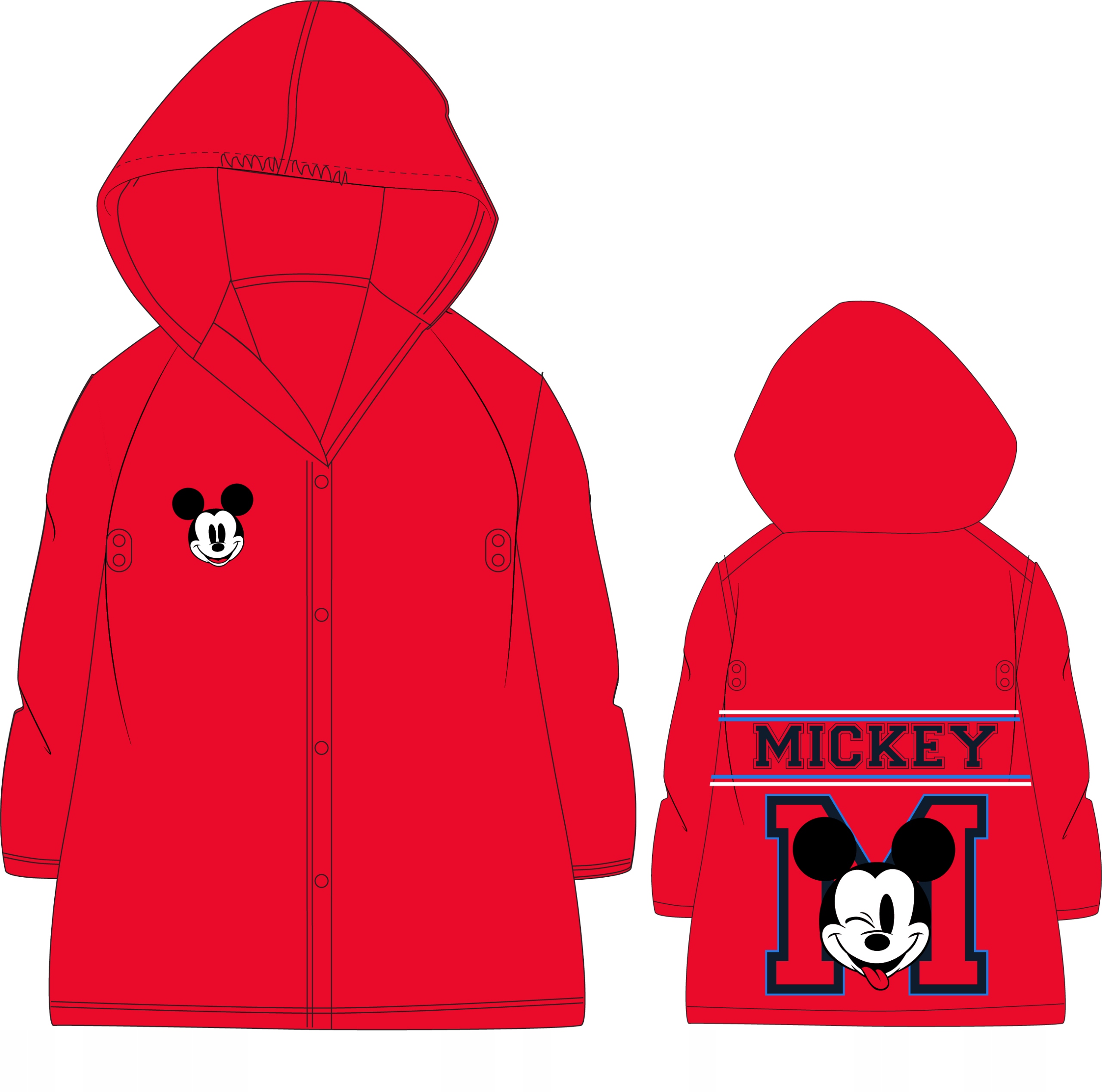 PŁASZCZ PRZECIWDESZCZOWY MYSZKA MICKEY 122/128 R36