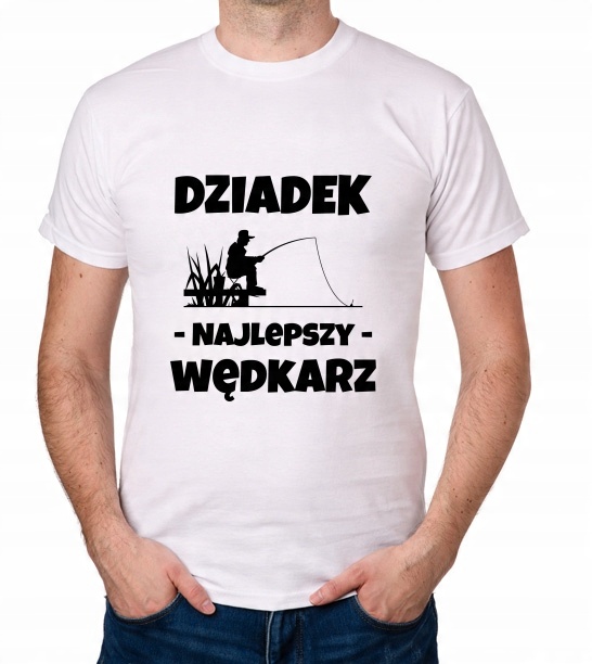

koszulka Dziadek Najlepszy Wędkarz prezent
