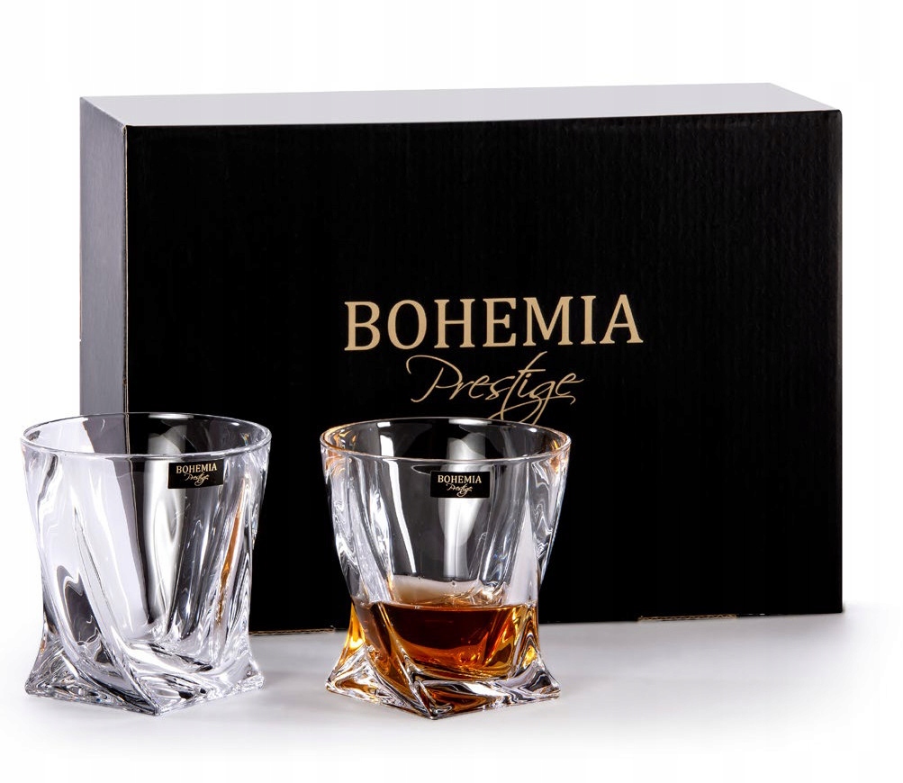 

Zestaw 6 Szklanek Do Whisky Bohemia Quadro 340ML