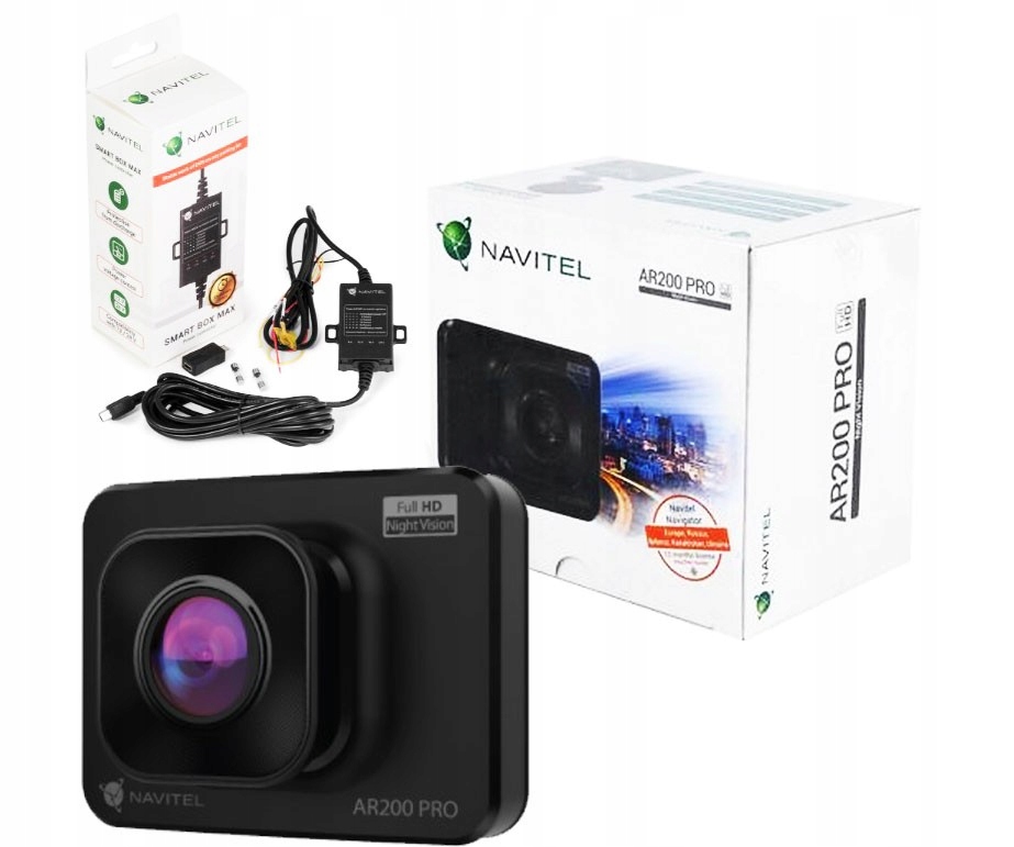 REJESTRATOR KAMERA Navitel AR200 PRO NV+SMARTBOX
